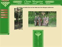 Tablet Screenshot of clann-morgainn.de